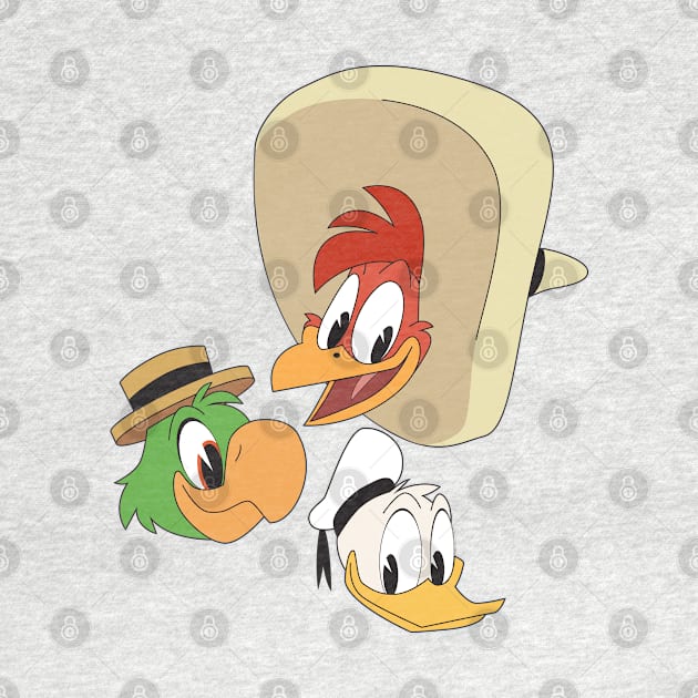 The Three Caballeros by Vicener